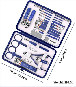 Juego de Cortauñas de Viaje de Alta Calidad para Bebés y Adultos, 19 Piezas, Kit de Cuidado de Manicura y Pedicura, Acero Inoxidable, 5 en 1, Portátil - Product Image 2