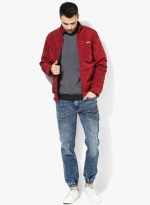 Blousons d'hiver décontractés à manches longues pour jeunes hommes avec broderie au poignet, col montant, fermeture éclair, service OEM, logo frontal - Product Image 4