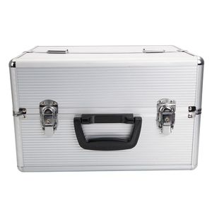 Scatola Portatile in Alluminio Bianco per Trucchi con Chiavi, Stile Moderno ed Elegante, Dotata di Cassetti per Conservare Rossetti - Product Image 2