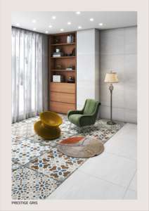 Carreaux de porcelaine élégants à finition mate 600X600MM 24X24, carreaux de sol en céramique vitrifiée pour revêtements de sol intérieurs résidentiels et commerciaux - Product Image 5