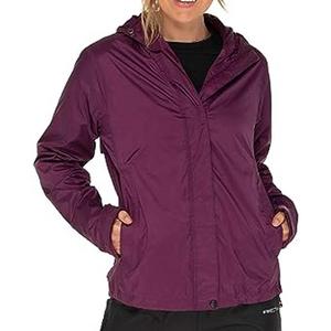 Chaqueta Cortavientos Impermeable para Mujer con Logotipo Personalizado, para la Temporada de Invierno, con Cuello Alto, Tallas Grandes, Ropa para Exteriores - Product Image 6
