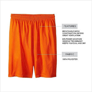 Pantalones Cortos de Malla para Hombre OEM, Personalizables, de Calidad, para Baloncesto, Fabricantes de Pantalones Cortos de Malla - Product Image 5