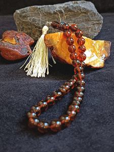 Perles de prière islamiques en résine étanche faites à la main, Misbaha Tasbih, cadeau de Ramadan et de l'Aïd, décoration de la maison, figurine d'ange circulaire - Product Image 4