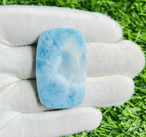 Larimar Natural de Grado AAA en Formas Mixtas |   Piedra Preciosa de Larimar Hecha a Mano, Tamaños Personalizados para la Fabricación de Joyas, Venta al por Mayor - Product Image 4