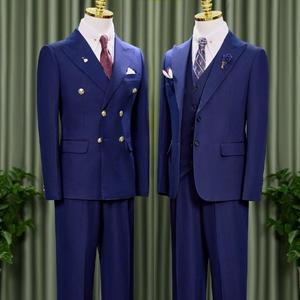 Trajes Elegantes para Hombre, Traje de Boda de 3 Piezas, Chaqueta, Pantalones y Chaleco, Blazer de Alta Calidad, Conjunto Completo, Traje Masculino - Product Image 4