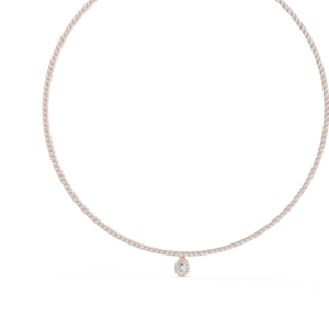 ชุดเครื่องประดับสร้อยคอเพทายแฟชั่นแบบเรียบง่ายอุปกรณ์สำหรับงานแต่งงานที่มีคุณภาพ - Product Image 2