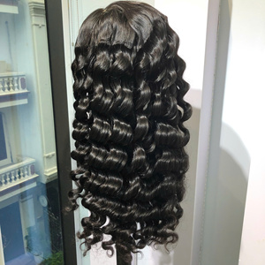 Precio al por mayor Extensiones de cabello ondulado del cuerpo Natural Cutícula alineada Cabello humano vietnamita Doble dibujado Frontal transparente Vietnam - Product Image 5