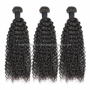 Paquete de extensión de cabello humano indio a granel de estilo bohemio sin trama cinta de onda profunda cabello para trenzar - Product Image 3
