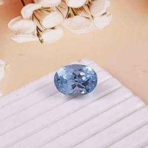 Aigue-marine naturelle ovale facettée, pierre précieuse bleu ciel, 20 carats, certifiée par un tiers, pierre de naissance de mars, pour la fabrication de bijoux ZUBEDA - Product Image 5