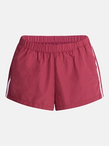 HAMSUB INDUSTRY Short en toile de polyester tricoté bleu clair pour femme, couleur unie, avec cordon de serrage, décontracté, taille mi-haute, coupe régulière - Product Image 1