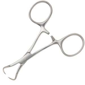 Pinza para toallas Backhaus de acero inoxidable de primera calidad, pinza quirúrgica para toallas y tubos, instrumento médico para draping de quirófano - Product Image 2