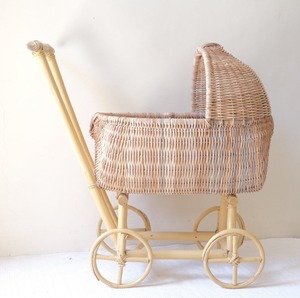 Cochecito de ratán natural para bebé, cochecitos hechos a mano, juguetes para niños, tendencia caliente, juguete ecológico para niños y niñas - Product Image 6