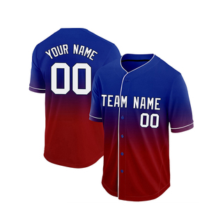 Maillot de baseball et de softball le plus vendu, séchage rapide, vêtements de sport personnalisés, respirant, uni, maillot de baseball et de softball - Product Image 1