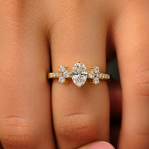 Luxury <b>Rings</b> Oval cut Lab Grown Diamond 14k Pure gold Jewelry Popular Custom Fine Jewelry <b>Rings</b> New Arrival Custom jewelry <b>Rings</b> - Product Image 1