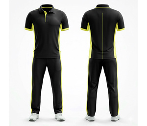 High Quality Polyester Sublimated <b>Cricket</b> Uniform | Men Women Youth <b>Cricket</b> Wears Polo Shirt and Trouser Full Team Outfit - Product Image 6