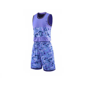 Tenues de basketball très vendues, ensembles de maillots d'entraînement de sport pour hommes, unis et sans manches - Product Image 2