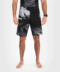 กางเกงชกมวย MMA/Boxing คุณภาพสูงสำหรับ UFC BJJ Venume ฝึกซ้อม ผลิตจากผ้า Spandex/Polyester พิมพ์ลายแบบ Heat-Transfer ทรงปกติ แห้งเร็ว - Product Image 1