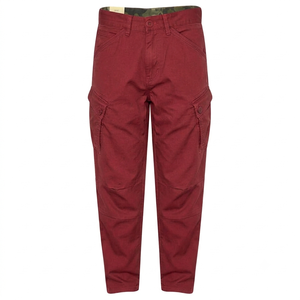 Pantalones Cargo Slim Fit al por Mayor para Hombre, Multicolores, Caqui, Azul Marino, Gris, Rojo, Algodón Puro, Multibolsillos, Casuales para Exteriores - Product Image 1