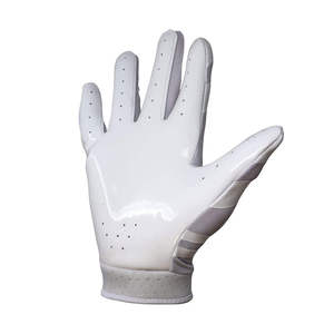 Gants de football américain personnalisés pour l'hiver, extérieur, doigts entiers, adhérence pour receveur, unisexe, poignet réglable, avec logo d'équipe - Product Image 2