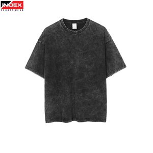 T-shirt délavé à l'acide le plus vendu, avec logo personnalisé, en coton, coupe oversize, style streetwear vintage - Product Image 1