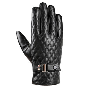Full Finger Thermal Winter Leather <b>Touchscreen</b> <b>Gloves</b>-Breathable & Eco-Friendly for Daily Outdoor Casual Use - Product Image 3