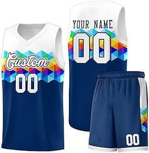 Maillot de basketball unisexe personnalisé avec broderie en twill, style vintage, respirant, grande taille, léger, en maille - Product Image 3