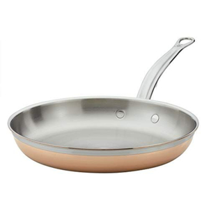 Hand-Hammered Pure Copper Frying <b>Pan</b> with Tin Lining and Brass Handle Copper Skillet for Even & Gourmet Cooking - Product Image 5