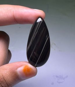 Pierres précieuses en quartz obsidienne dentelle de minuit de haute qualité, en vrac, prix de gros pour la fabrication de bijoux, pierre de cristal naturelle faite à la main - Product Image 2