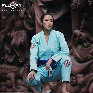 Traje de BJJ de tela de algodón premium con tejido perlado, logotipo personalizado, transpirable, ligero, duradero, uniforme de entrenamiento para hombres y mujeres. - Product Image 6