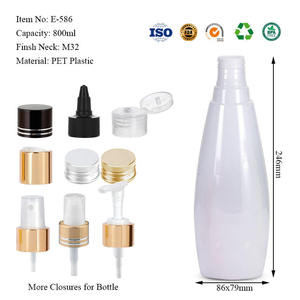 Body Wash Shower Gel Custom Packaging Wholesale Empty 800ml 27oz PET Plastic Pump Bottle Shampoo Hair Care <b>Conditioner</b> - Product Image 4