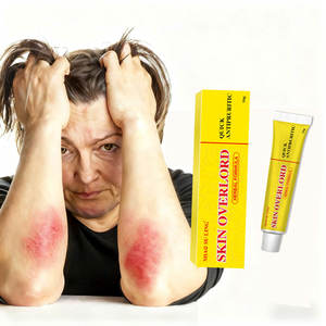 Crème antibactérienne à base de plantes en gros, soulageant les démangeaisons, pommade causée par l'eczéma cutané, la dermatite, pommade pour l'eczéma, pommade pour la peau - Product Image 4