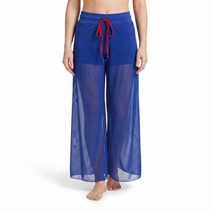 Women Sheer Mesh Baggy Pants Breathable Transparent Casual Wear <b>Trousers</b> Women Fashion Transparent Lightweight <b>Trouser</b> - Product Image 1