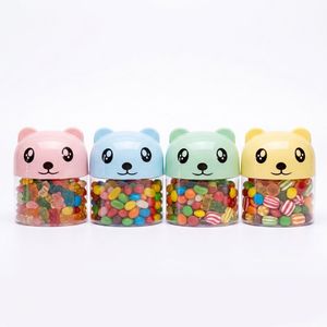 ขวดพลาสติกใส่อาหารเกรดอาหาร ขนาด 300 มล. ทรงกลม สำหรับใส่ขนม ถั่ว ลูกอม  แบบ ODM OEM ขายส่ง พร้อมฝาฉีกเปิด ผลิตจากโรงงานในเวียดนาม - Product Image 2