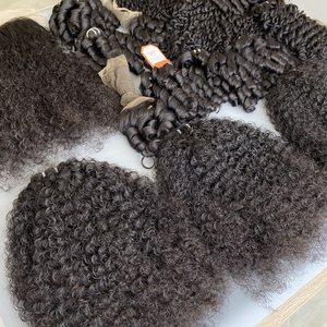 Extensions de cheveux bouclés birmans en gros, 100 % cheveux humains vierges, fournisseur au Vietnam - Product Image 3