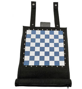 MAKUM INTERNATIONAL Juego de Ajedrez Portátil de Cuero Genuino Ecológico y Duradero, Tablero Enrollable de Viaje para Adultos y Niños, de Alta Gama - Product Image 4