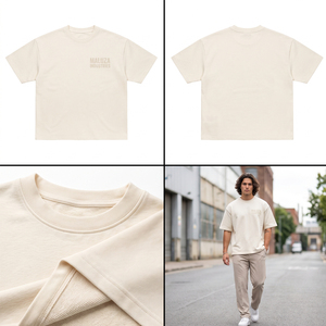 Camiseta Regular Extra Grande Personalizada, 100% Poliéster, 220 Gramos, Hombros Caídos, Tejido Ecológico, Ribete en Contraste, Casual, Unisex - Product Image 4