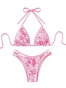 ชุดว่ายน้ำบิกินี่สองชิ้นลายดอกไม้เซ็กซี่สำหรับผู้หญิง ขายส่ง - Product Image 1