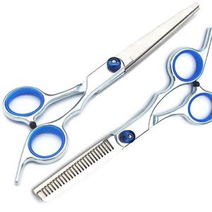 Ciseaux professionnels de salon en acier inoxydable et céramique pour droitiers, ciseaux de coiffure pour la coupe et l'éclaircissement des cheveux - Product Image 5