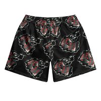 Shorts de sport personnalisés en maille respirante à séchage rapide 100% polyester, double couche, solides, décontractés, sublimation, streetwear, pour la gym et le basketball