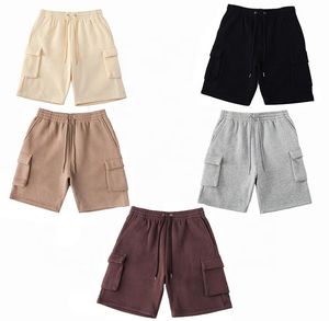 Pantalones Cortos Deportivos Casuales de Verano para Hombre, Estilo Jogger, de Felpa Francesa, con Bolsillos Delanteros Resistentes al Viento, de Algodón y Felpa - Product Image 3