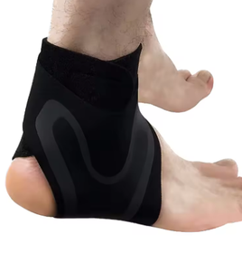Genouillère respirante en néoprène souple avec soutien rotulien, attelle de compression réglable pour la rééducation sportive - Product Image 1
