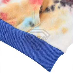 เสื้อฮู้ดดี้ผ้าฟลีซย้อมสีแบบไทได ผลิตตามสั่ง ขายส่ง สำหรับผู้ชาย หนานุ่ม สีสันสดใส เสื้อสวมหัวคุณภาพสูง ผู้ผลิตเสื้อฮู้ดดี้ขนาดใหญ่พิเศษ - Product Image 4