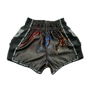 Shorts de boxe Muay Thai personnalisés en polyester, séchage rapide, taille élastique, légers, pour hommes - Product Image 6