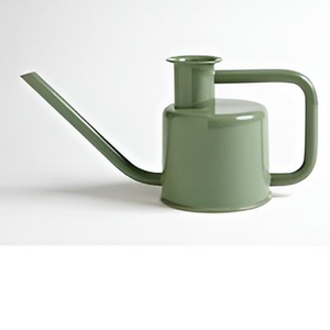 Arrosoir décoratif moderne en acier galvanisé avec motifs floraux émaillés, arrosoir remarquable pour les jardins rustiques - Product Image 1