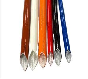 Funda de Silicona y Fibra de Vidrio para Cables, Resistente a Altas Temperaturas, 10mm de Diámetro Interior, Aislamiento Térmico Flexible - Product Image 1