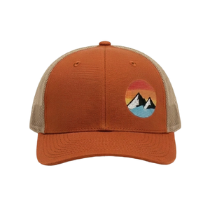 Personalized Logo Trucker Hat Mesh Back Snapback <b>Cap</b> Custom <b>Mountain</b> Patch Outdoor Lifestyle <b>Cap</b> - Product Image 1