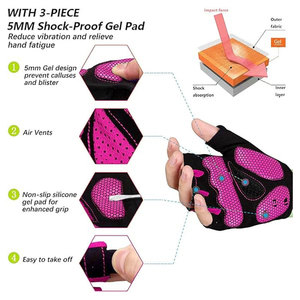 High Quality Unisex Half-Finger Cycling Gloves Lightweight Breathable Touchscreen Compatible Non-Slip for Outdoor Sports Gym Use - Product Image 2