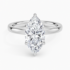 Bague BOJ 73 en argent 925 avec halo de pierres et griffes, solitaire en moissanite 2 carats couleur D VVS1 certifiée GRA, prix bas - Product Image 1