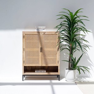 Vandana Arista Radiant, Mueble de Ratán de Dos Puertas y Aparador para Interiores de Hogar Modernos y Elegantes - Product Image 2