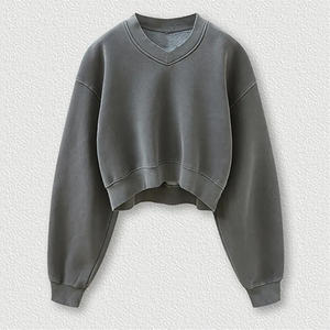 Nouveautés pour femmes, automne-hiver, pull à col montant oversize, imprimé lettres, broderie, sweat-shirt - Product Image 5